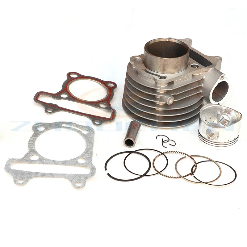 cylinder Kit 52.4mm Cylinder Piston Ring Set for 4 stroke air cooling Scooter Moped ATV QUAD GY6 125 125CC 152QMI 1P
