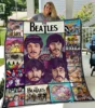Rock Band Music Soft Flannel Blanket B-Beatles Signature Throw Blanket Soft Art Poster Bedspread Sofa Air Conditioner Cover 6