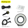 Seafrogs SL-108 Diving Ring Flash Light 1200 Lumen for Canon Sony Nikon Camera Case for 67mm Lens Waterproof Underwater Light 6