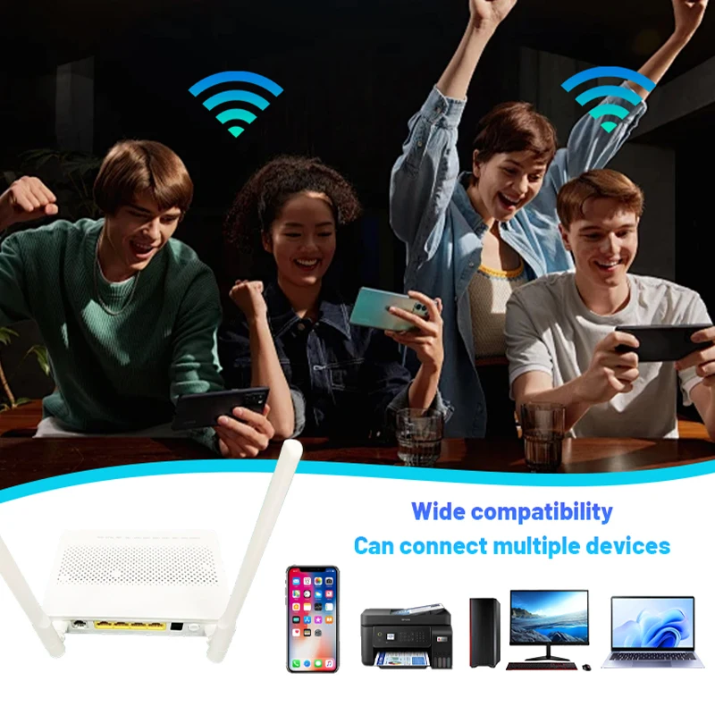 Router HG8346M WiFi Qualcomm quad core gaming acceleration 2.4g, 1GE+3FE mesh network repeater wireless signal range extender