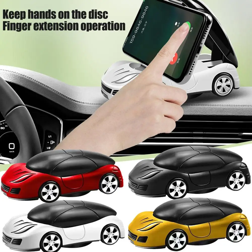 Mobile Phone Holder 360 Degree Rotating Vehicle Shape Stable Clip Car Model Mobile Gps Stable Phone Support Holder For Driv F6m5