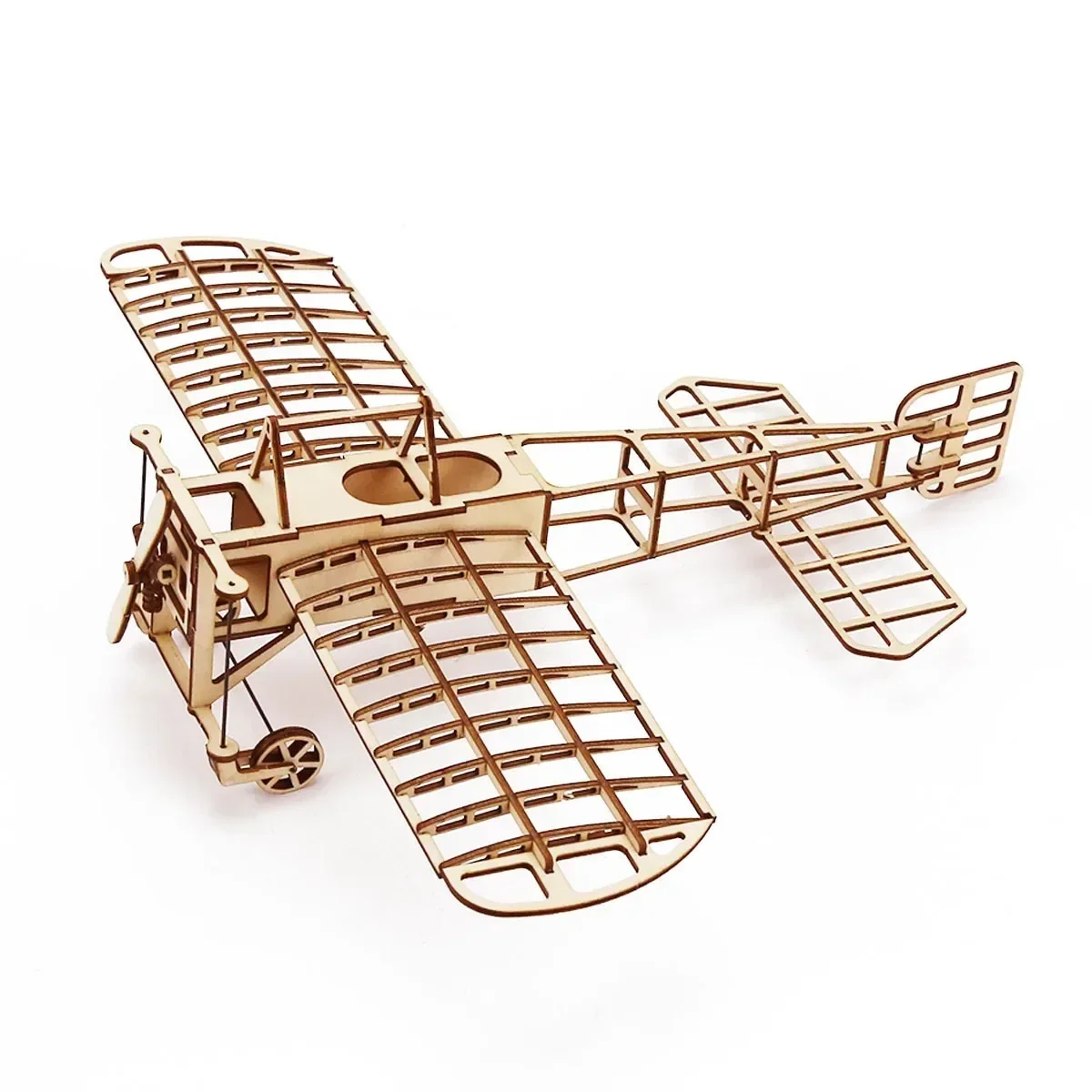 

DIY Wood Classic Plane Model Puzzle Kit for Child Assembling Constructor Blocks To Build 3d Construction Jigsaw Breriot Aircraft