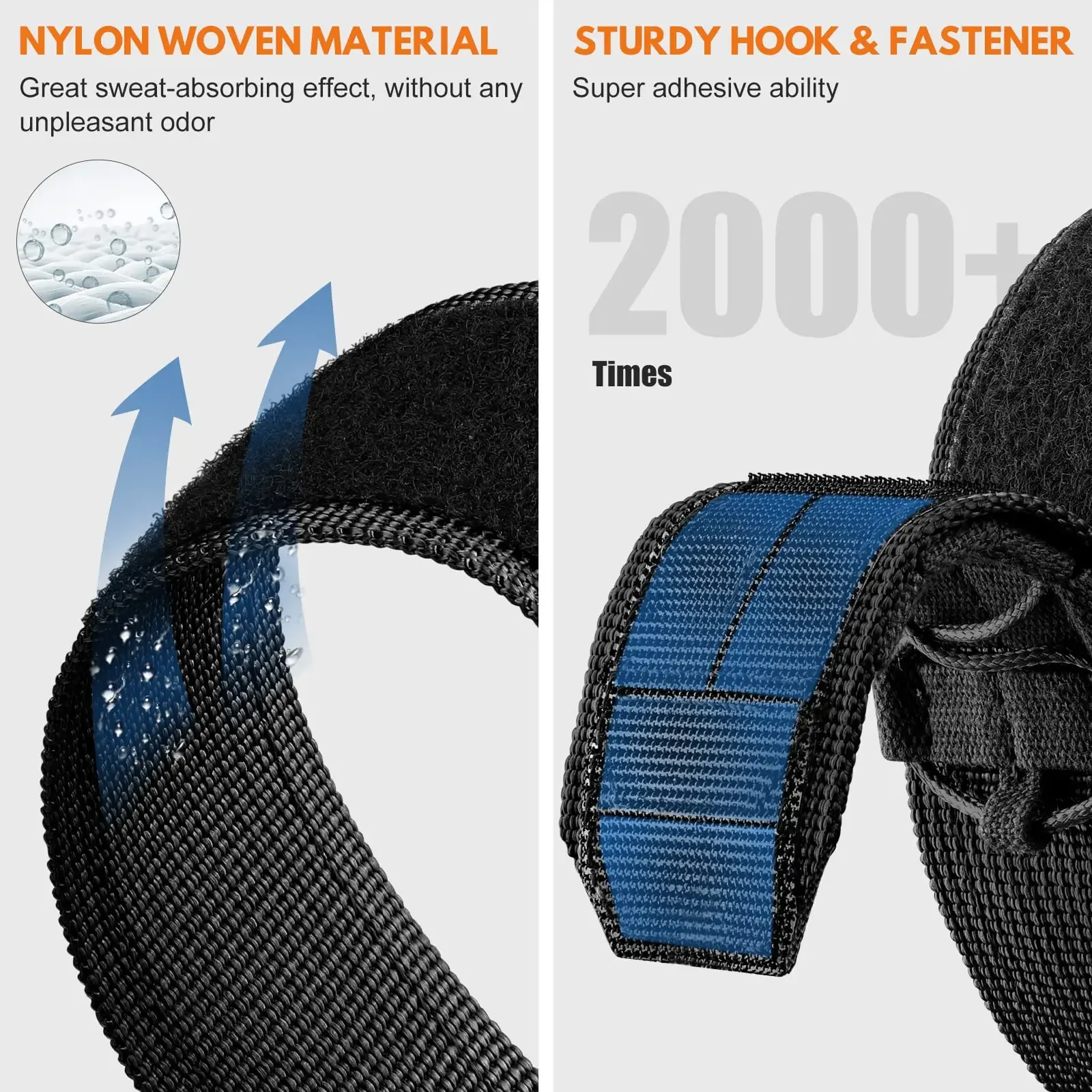 Nylon Weave Sports Watch Strap Loop
