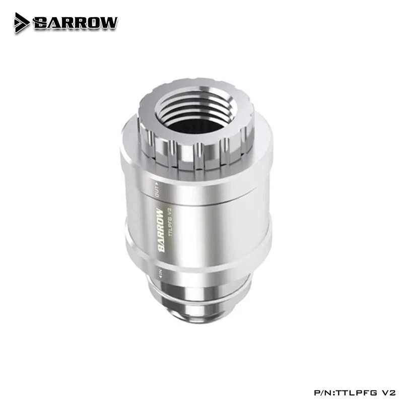 Barrow Mini Válvula de Paragem de Água g1 Rosca M-f Flat Mão tipo Push Interruptor de Metal Sistema de Refrigeração Montagem Ttlpfg v2 - Imagem 6