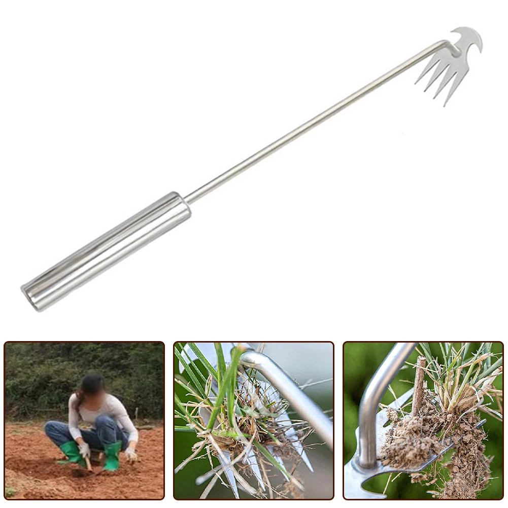 스테인리스 스틸 수동 잡초 제거 키트, 다기능 잡초 제거, 뿌리 뽑기 도구, 정원 정원 잡초 도구