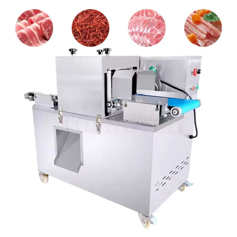 

Fresh Fish Chicken Duck Mutton Beef Pork Meat Strip Cutter Cutting Machine