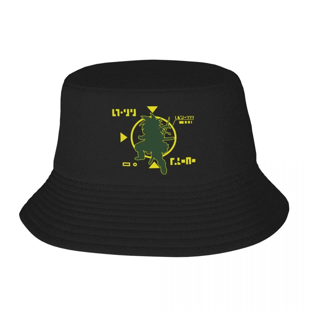 

Crono Scouter Print Bucket Hat Double Side Reversible Bob Hats Cotton Foldable Unisex Fisherman Cap Travel Sunscreen