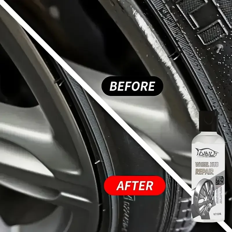 Alloy Wheel Rescue Gel 100ml-ThermalGuard Coating for Instant Scratch Repair & Brake Dust Defense on Chrome/Metal Rims