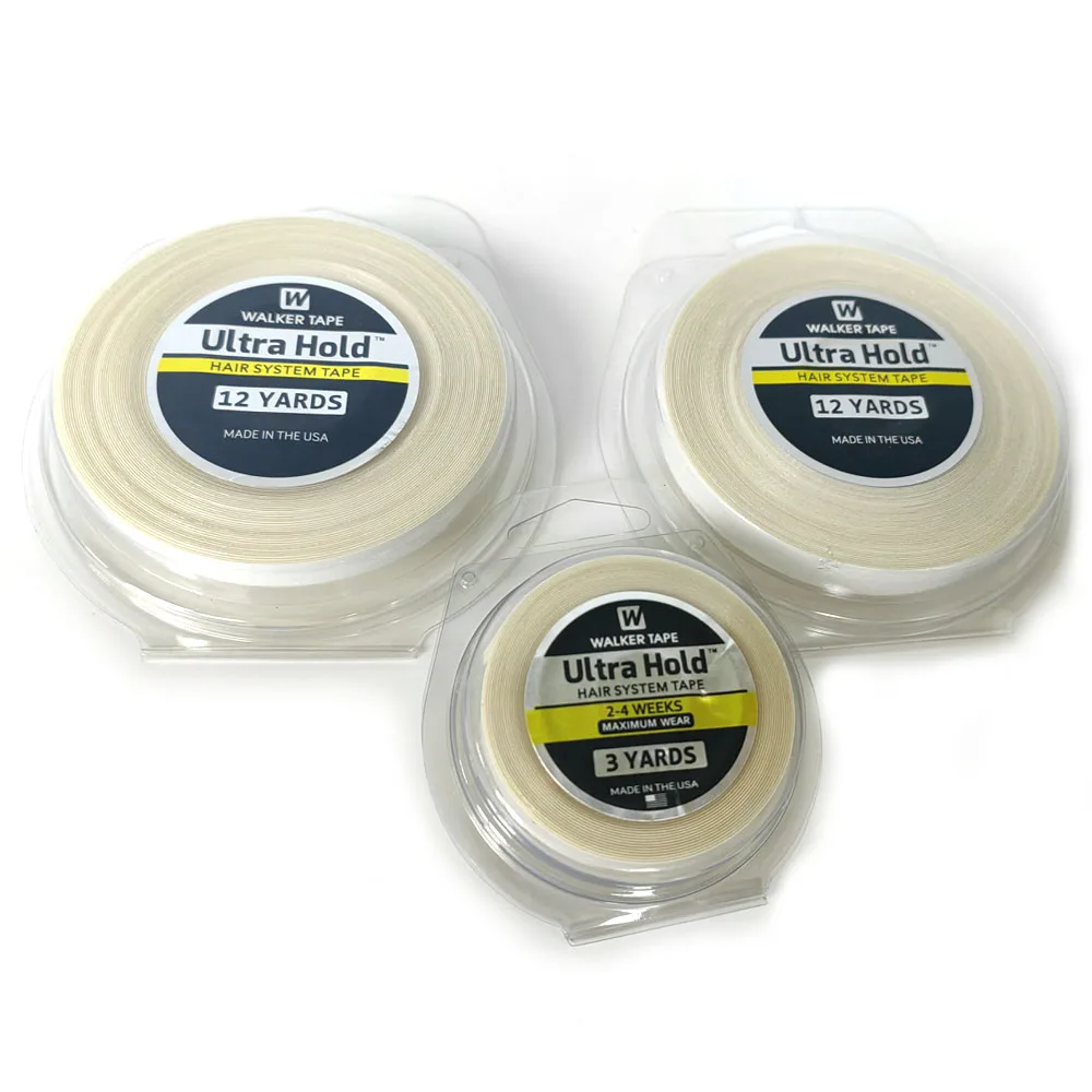 Hair Tape 1Roll White Ultra Hold Hair Double Sided Adhesives Tape for Hair Extension