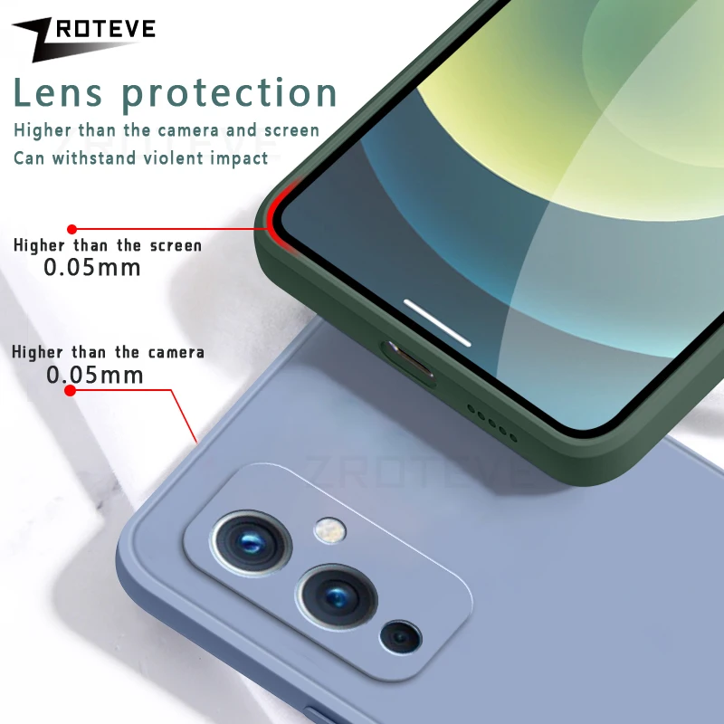 ZROTEVE Silky Liquid Silicone Soft Phone Case
