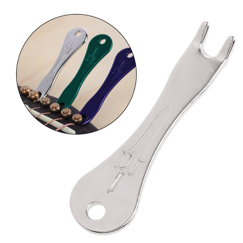 Guitar Repair Tool Musical Instruments Accessories Guitar Parts 1Pc Acoustic Guitar Bridge Pins Puller Extractor Removal Tool Stainless Steel