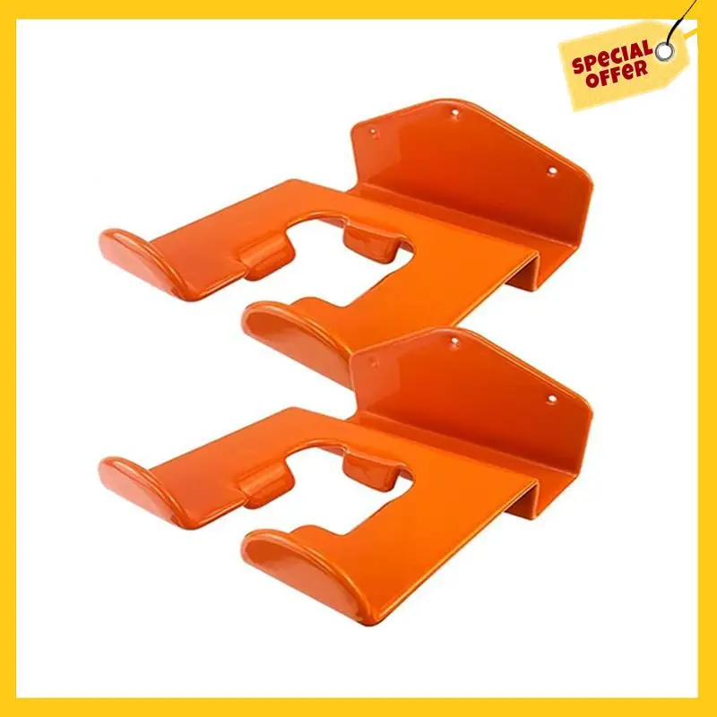 A45G-Garage Wall Hooks 2Pcs Garage Hooks Utility Double Heavy Duty Wall Mount Garage Storage Organization Tool Hangers