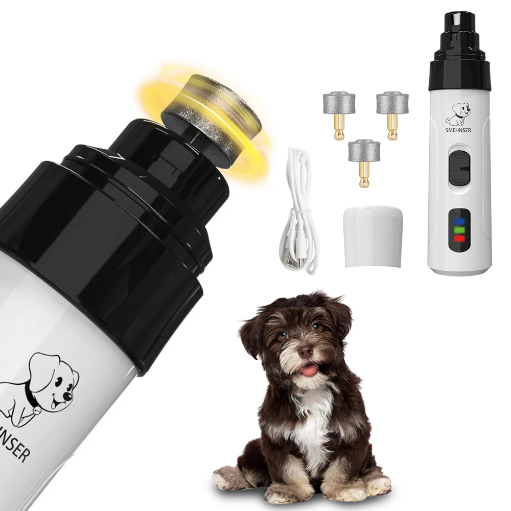 Pet Dog Cat Nail Clippers USB Charging Dog Nail Grinders Electric Dogs Cat Paws Grooming Trimmer Accessories CDDMPET pet nail clipper pet nail grinder