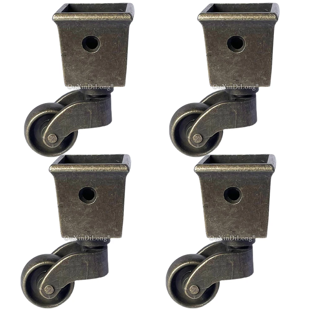4pcs/lot Heavy Duty Universal Furniture Casters European Antique Table Chair Sofa Rollers