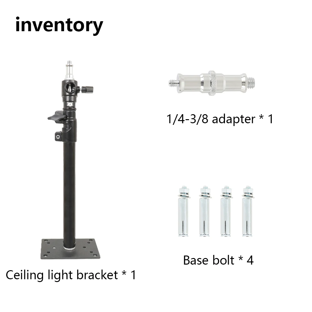 SHOPEE 12-20inch Video/Still Photography Studio Wall Ceiling Mount Arm Stand Boom With 1/4" Thread For Camera Photo Studio Video Strobe Light, Flash, Ring Light Straight Flash Bracket Price In India - Buy - View #13