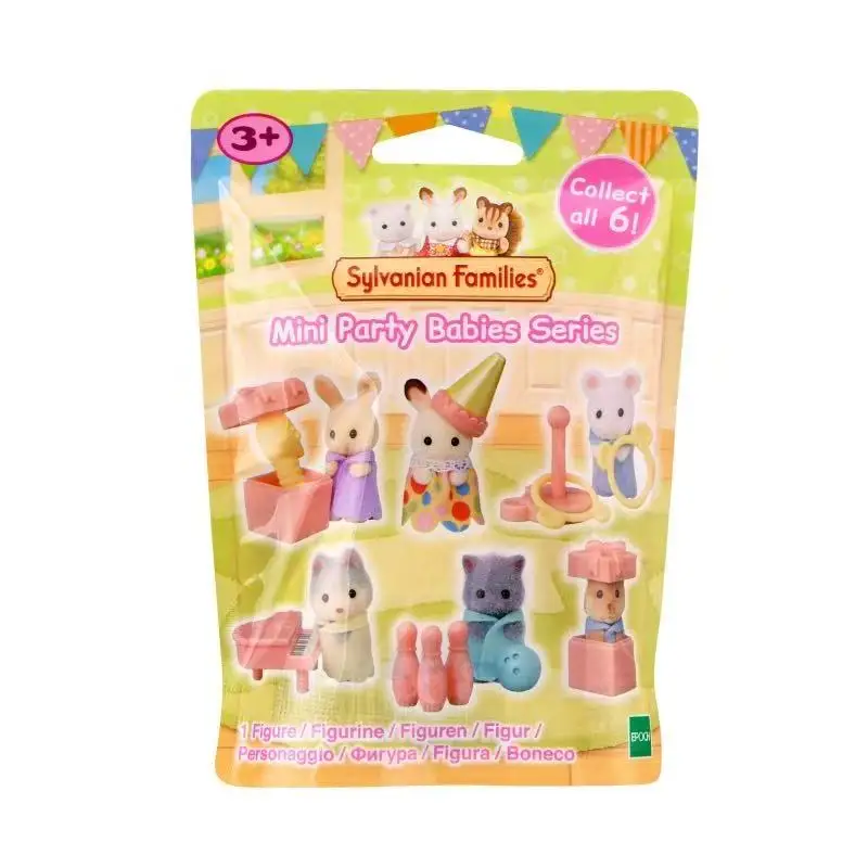 Sylvanian Families toys girl toy kitchens mini baby party blind bags dolls miniature food children's kitchen