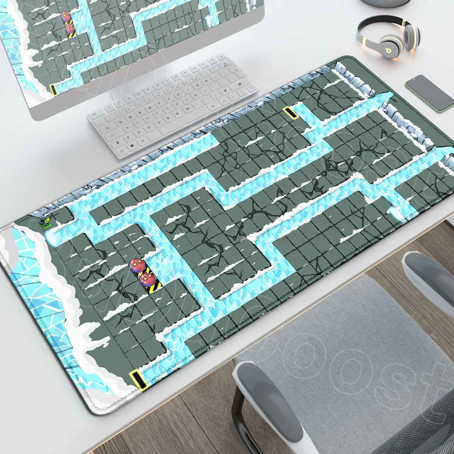 Enhanced Gaming Mouse Pad - Plants vs. Zombies HD Design, Non-slip, Thickened Rubber