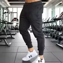 Men Jogger Pants – Slim Fit Sweatpants with Drawstring for Running & Fitness