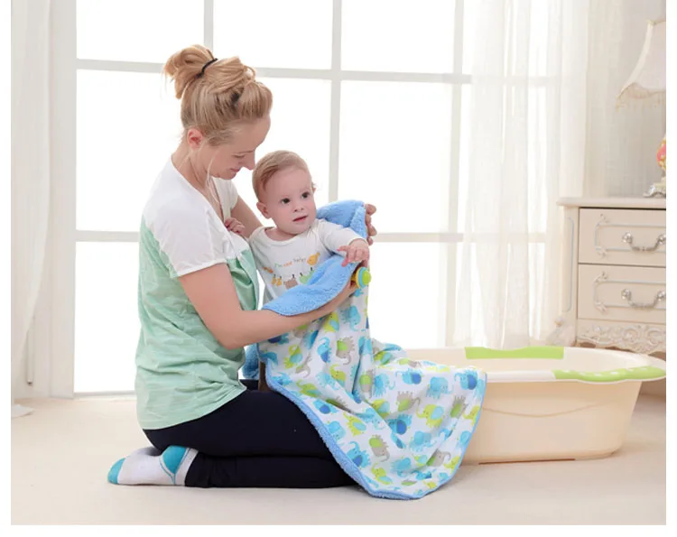 New Double Layer Super soft Fleece Infant Blankets