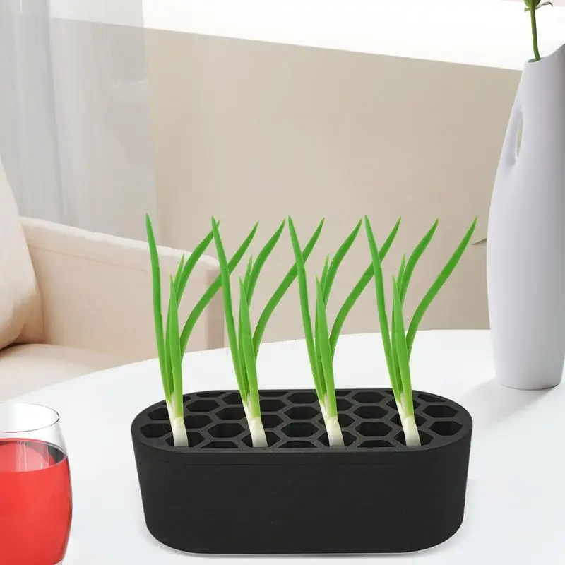 Scallion Planter Seedling Sprouting Kit Regenerator Planting Hydroponic Growing System For Home Patio Lawn Garden Indoor