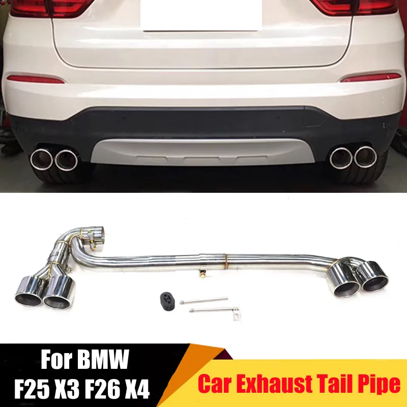 1 Set Exhaust Tip For Bmw F25 X3 F26 X4 20112016 304 Stainless Steel