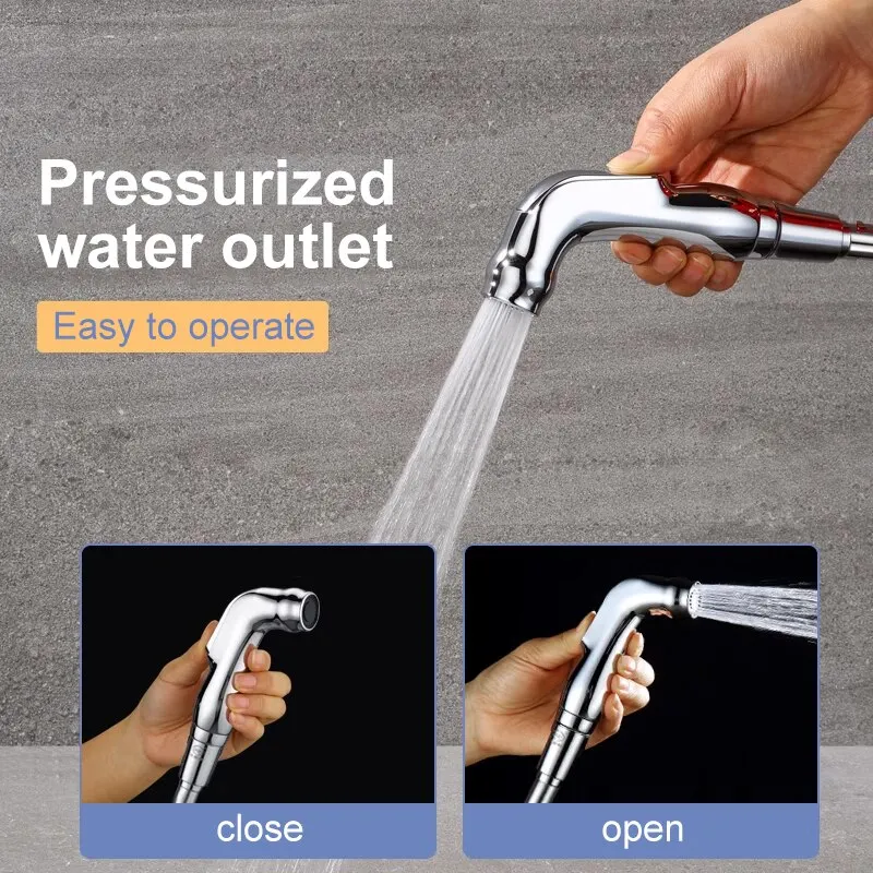 Household toilet flushing gun Toilet Flushing Gun Faucet Washer Toilet Flushing Gun Companion High-Pressure Booster Nozzle Bidet Sprayer Head