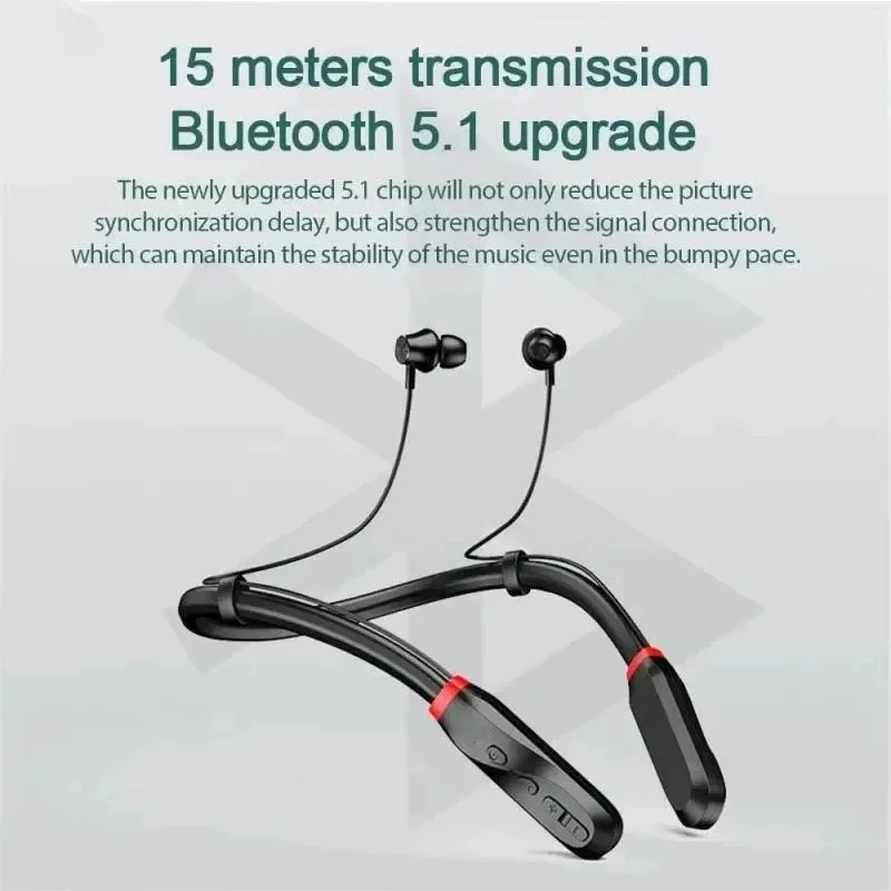 For XIAOMI i35 Neckband Bluetooth Headphones Wireless Earphones 9D Sound Sport Headset Waterproof TWS Earbuds With Mic for phone 6