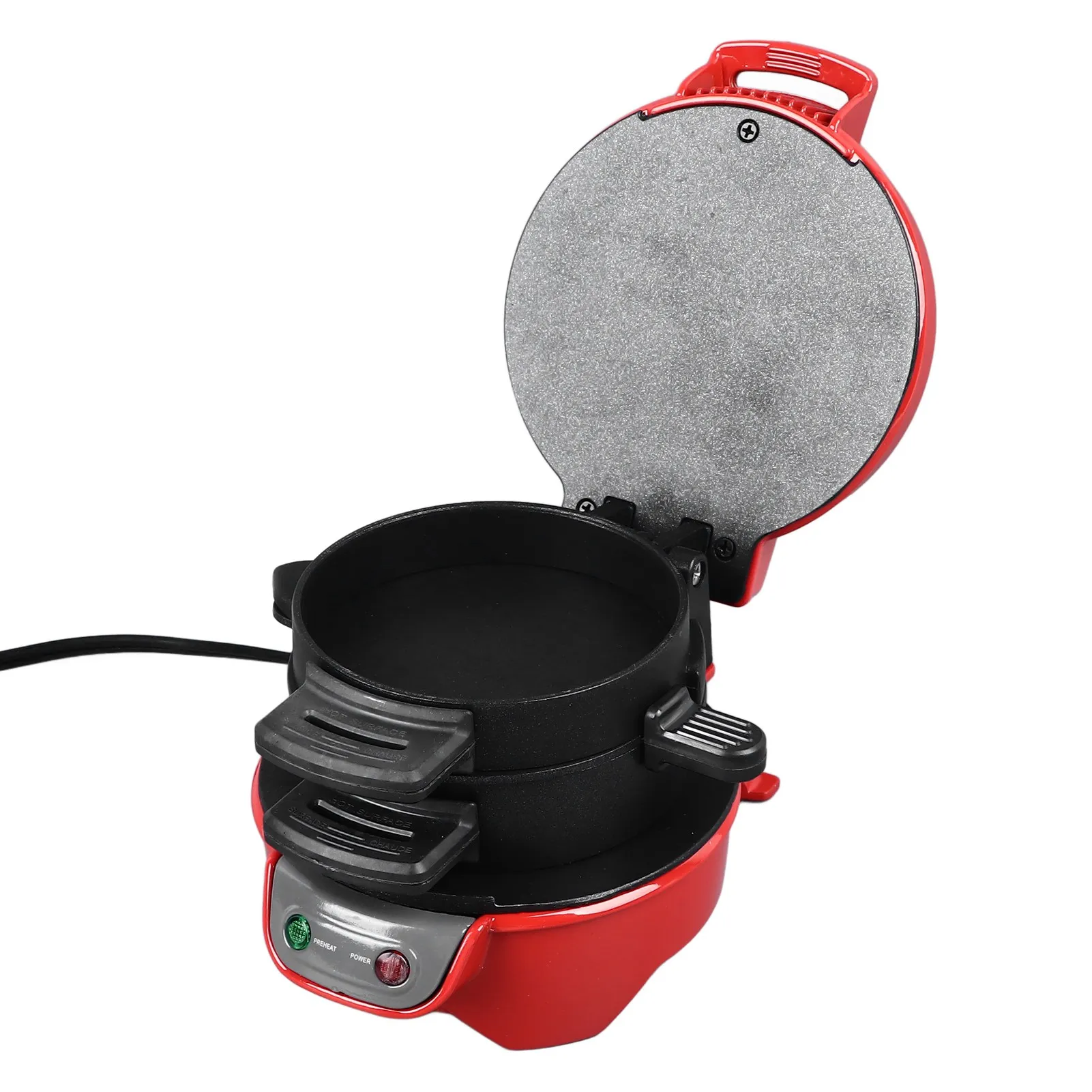 Description Picture 4 of item600W Electric Sandwich Maker Non Stick Breakfast Machine Sandwich Maker Easy To Clean Quick Aluminum for Apartment 110V/220V