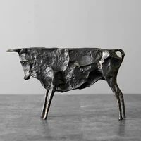 Creative Abstract Bull Statue By Picasso Famous Animal Sculpture Figurine Picasso Ox Art Collection Home Decor Gift for Friend 1