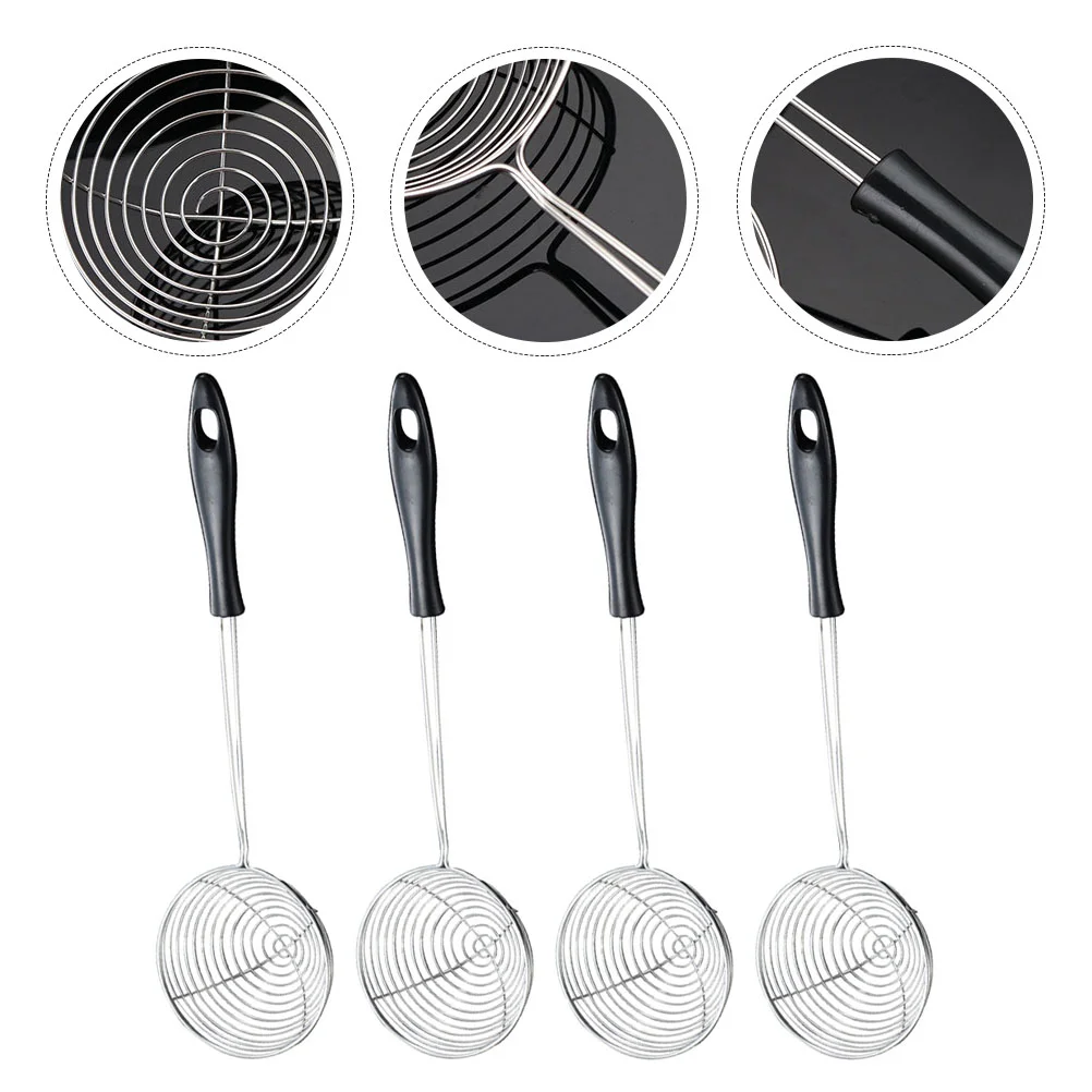 

Spider Strainer Skimmer Stainless Steel Asian Ladle Wire Spoon Handle Kitchen Frying Food Pasta Spaghetti