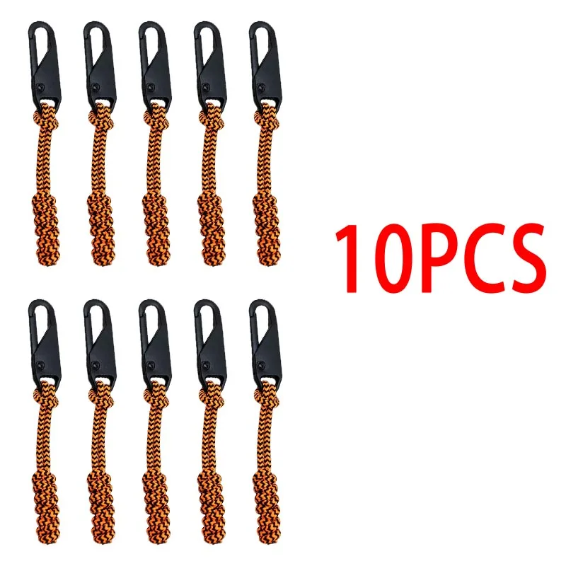 5-Pack Durable Fabric Zipper Puller Repair Kit with Zipper Closure Replacement Sliders