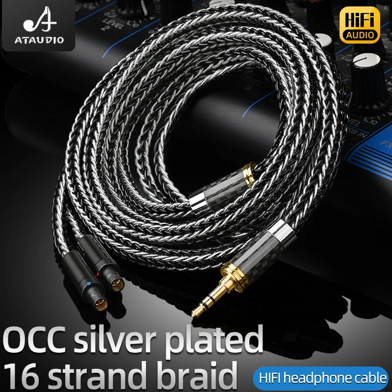 ATAUDIO-HiFi  Upgrand ̺ OCC  ǹ ھ ̺, HD800 2.5, 3.5, 4.4, 6.35mm xlr  ÷   ̺
