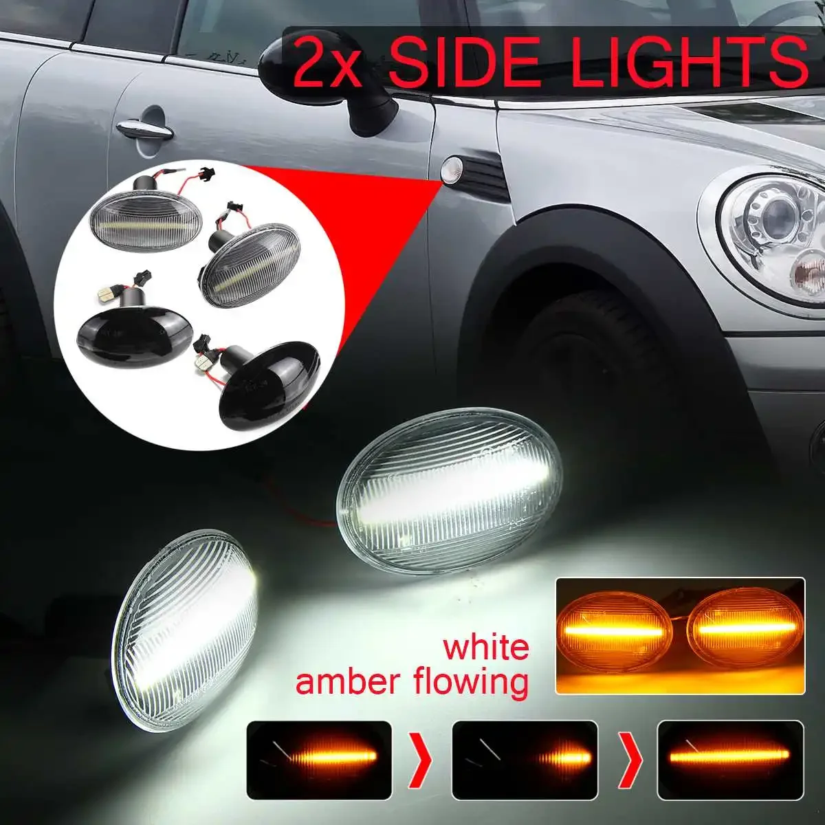 

Фонарь поворотный, 2 шт., для Mini Cooper R60 R55 R56 06-14 R57 R58 R5