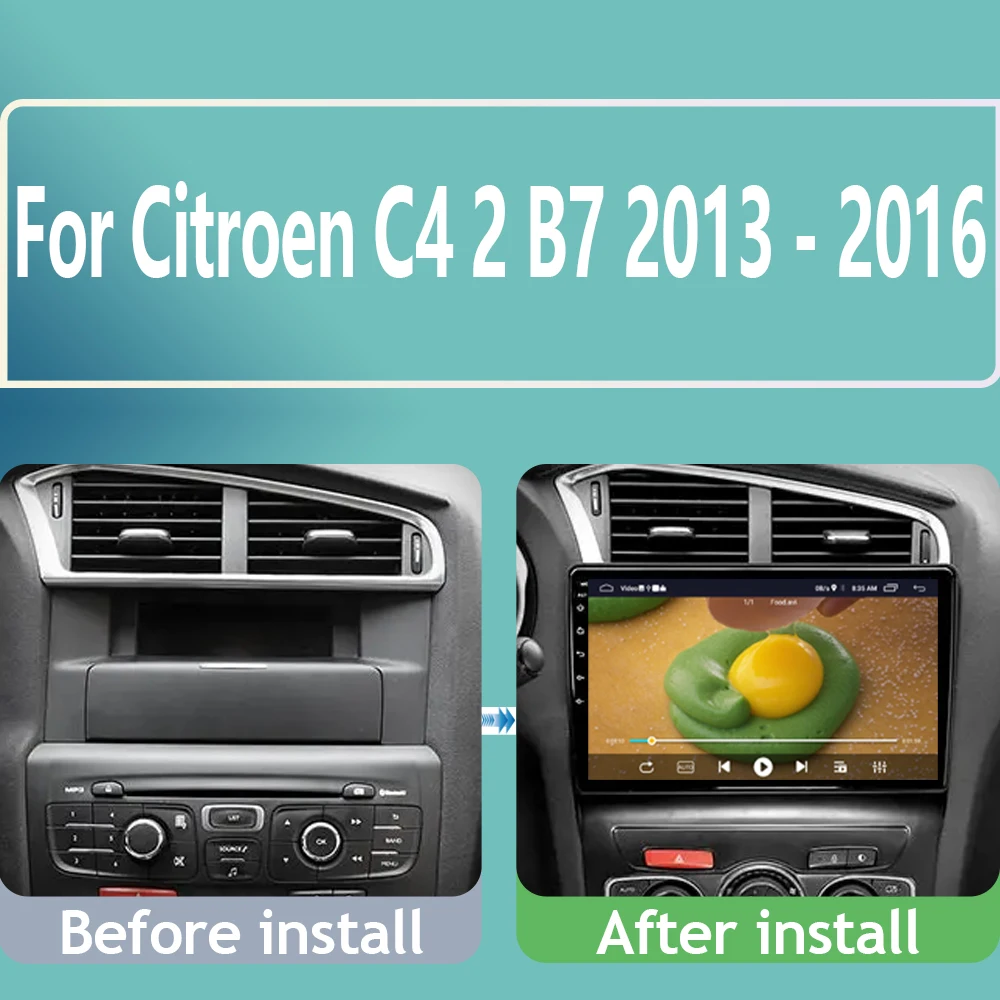 ECRAN GPS MULTIFONCTION D'ORIGINE CITROEN C 4 2 B7 Ds 4 9804707380