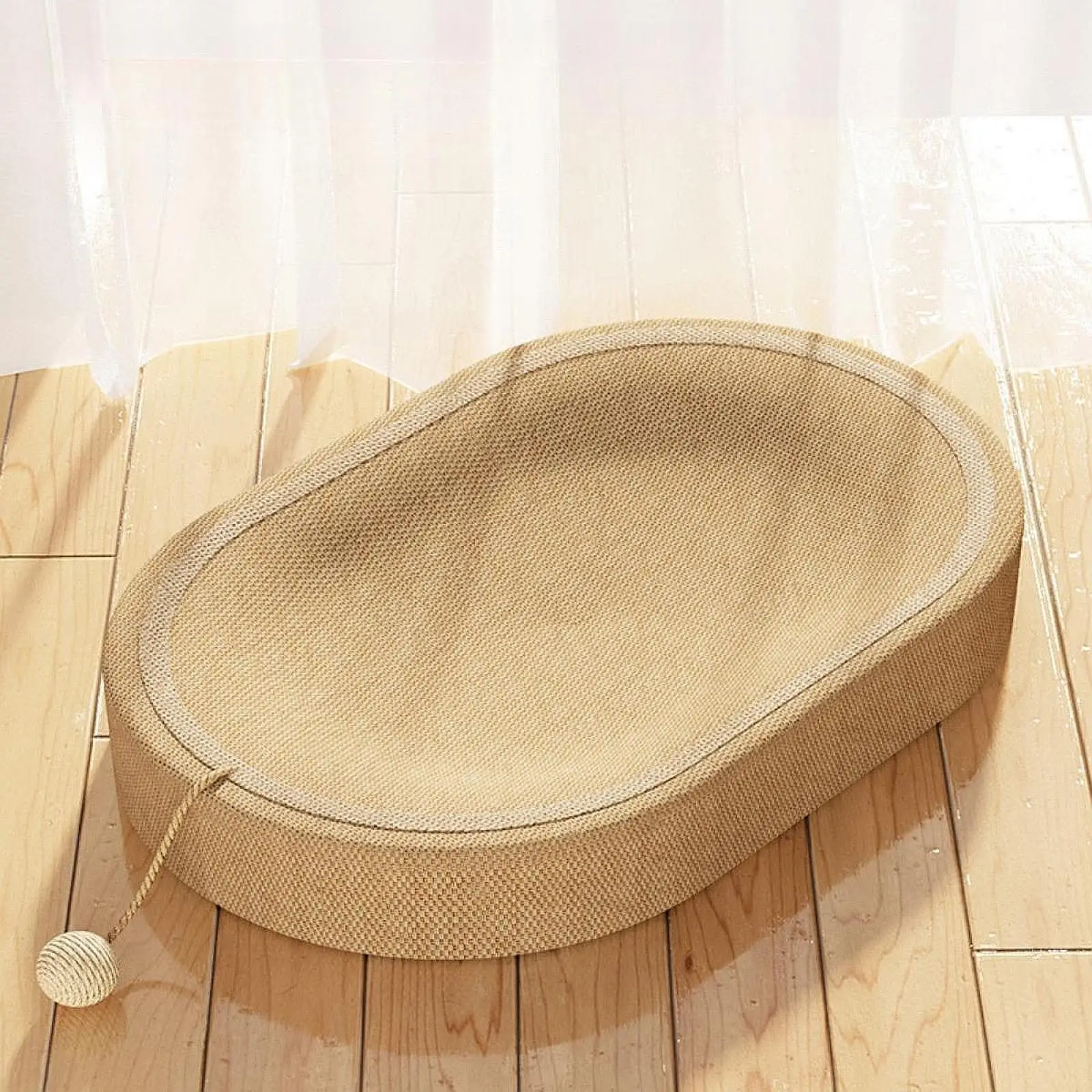 Cat Scratcher Bed Pet Cat Lounge Bed,Sturdy,Versatile Modern Kitten Sleeping Nest Cat Scratching Pad for Cats Outdoor Indoor