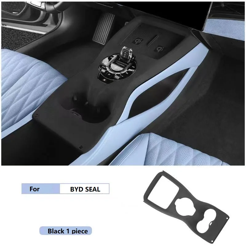 

Car Central Console Cover Door Trim Alcan Tara Accessories Protective Stylish Modification For BYD Seal DMI EV Accessories Black