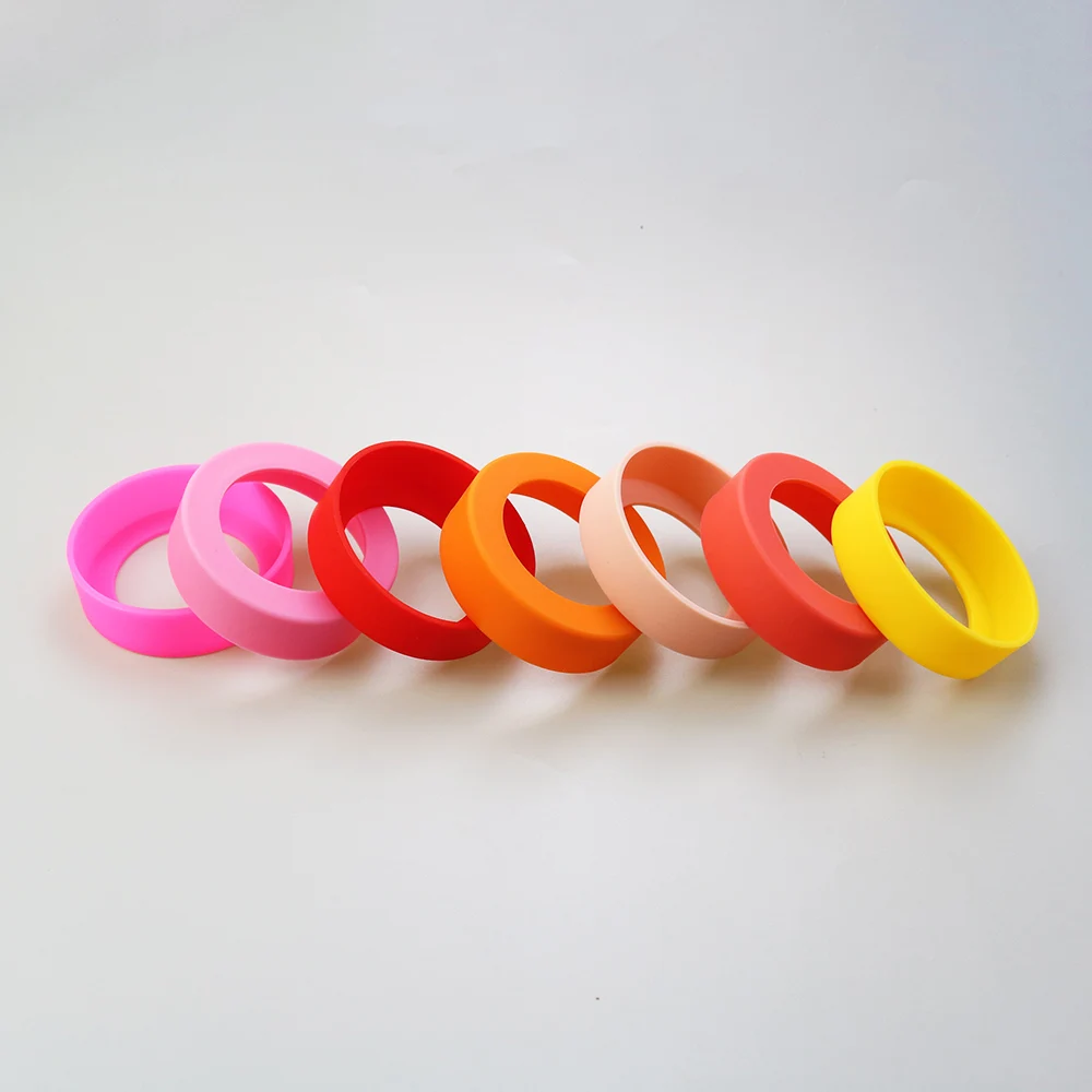 Silicone Material for Colored Water Cup Bottom Protection Ring