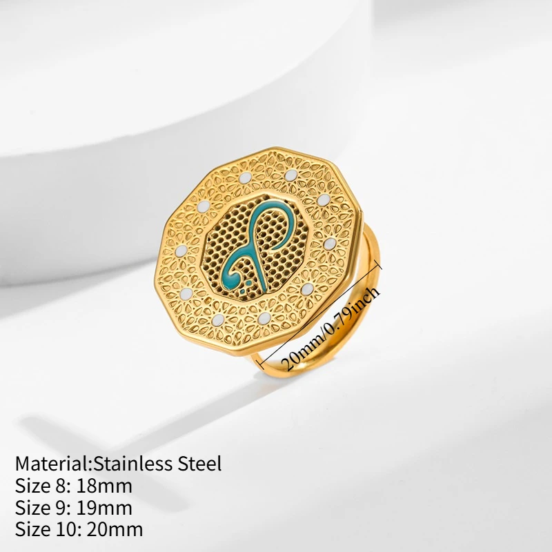 PRISCA | Neue Geometrische Halskette Edelstahl Frauen Trendy Überzogene Gold Schmuck Party Arabischen Heißer Verkauf Großhandel – Detail 2