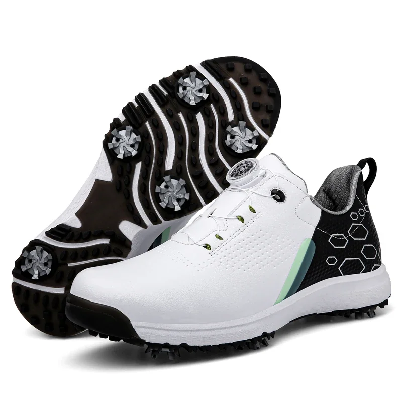 Men Women Golf Shoes Designer Professional Golf Shoes Leather Male Sneakers Nail Sole Comfortable Outdoor Walking Footwears