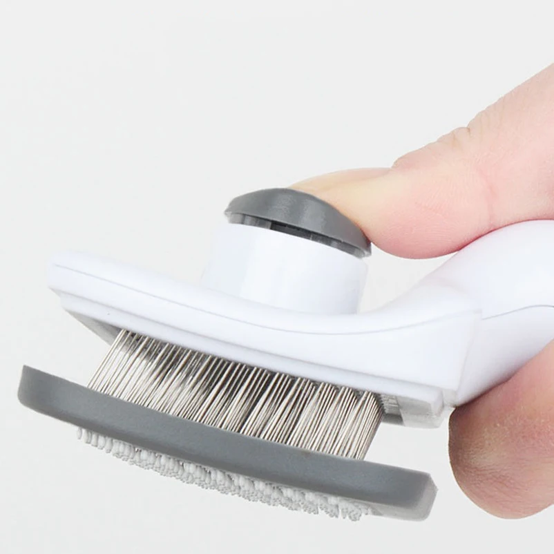 Pet hair removal brush Cat to float hair special comb beauty massage self-cleaning needle comb cat supplies 2