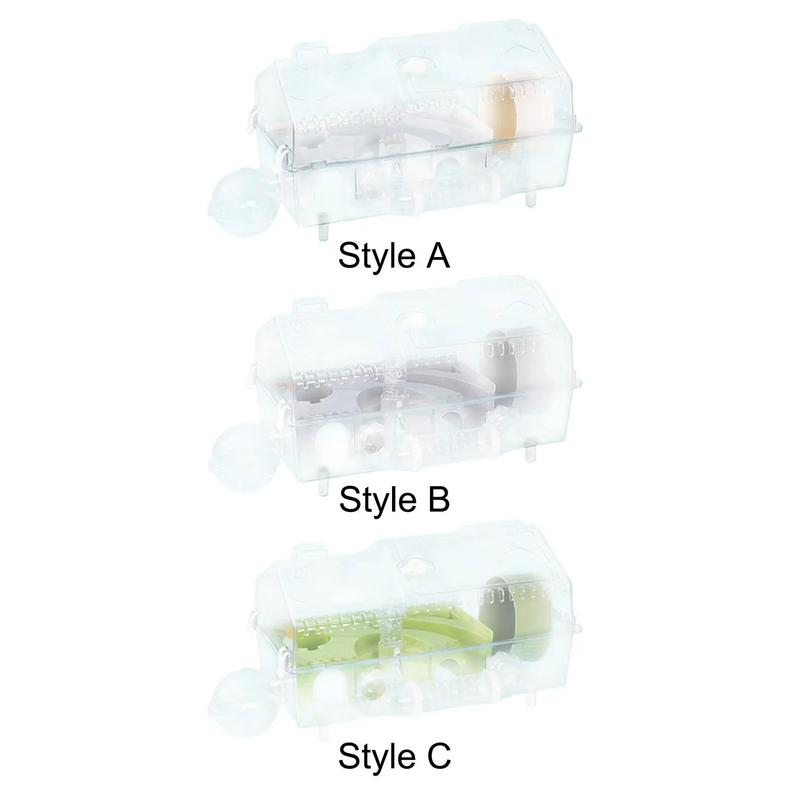 Hamster Cage Hamster Habitat,Transparent,Ventilation,Creative Hamster House Villa for Gerbils Hamster Guinea Pigs Mice Rats
