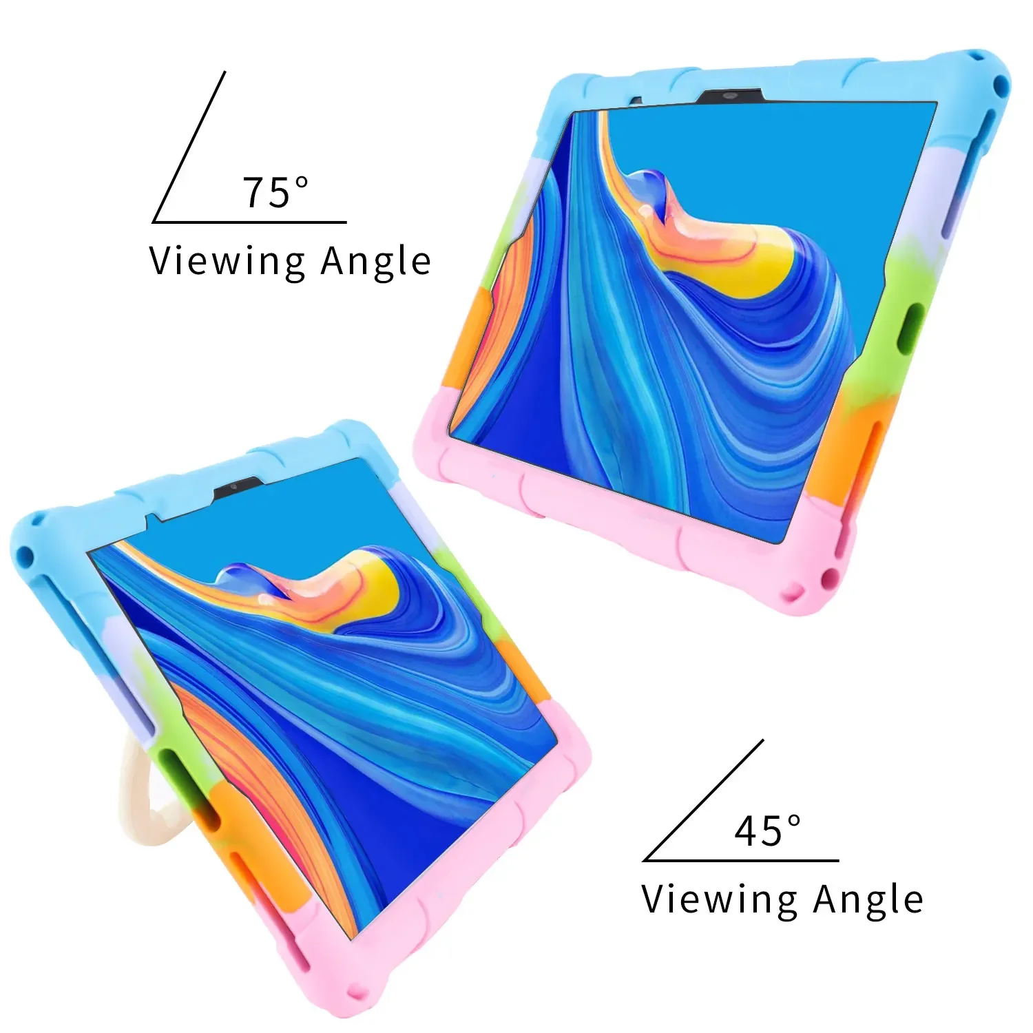 Capa de Silicone Bolha Macia para Crianças Capa para Xiaomi Redmi Pad se mi Pad 11 Pro 11 Funda e Alça de Ombro 2023 - Imagem 5