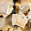 Journamm 100pcs/pack Vintage Memo Paper Kit DIY Scrapbooking School Supplies Junk Journal Collage Photo Album Aesth Notes Paper 5
