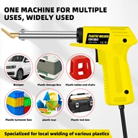 Kit de fer à souder électrique, 100W, plastique, soudage, auto, voiture, bateau, pare-chocs, kayak, réparation, pointe de fer à souder 4