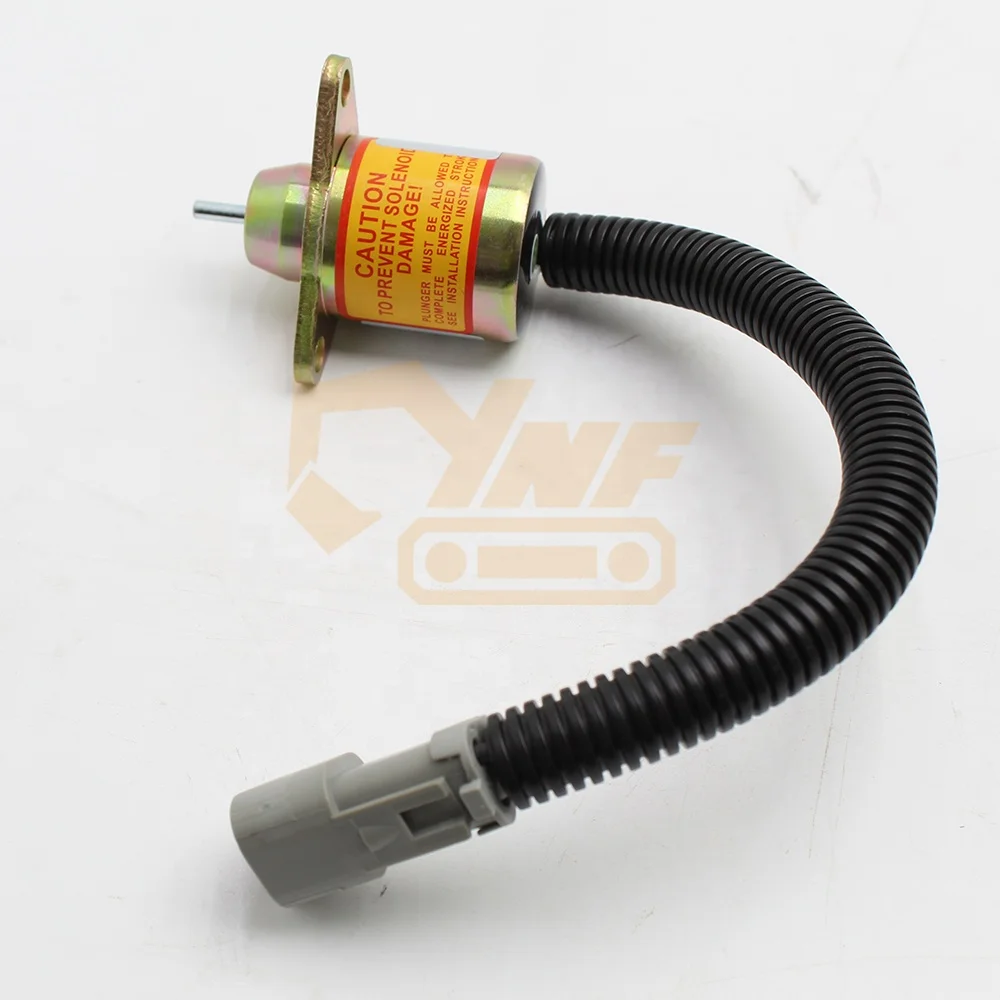 Yanmar 엔진용 차단 솔레노이드, 24V, 3TNE72, 3TNA72, 4TNE84, 4TNE88, 1503ES-12S5SUC11S, 1503ES-24S5SUC11S