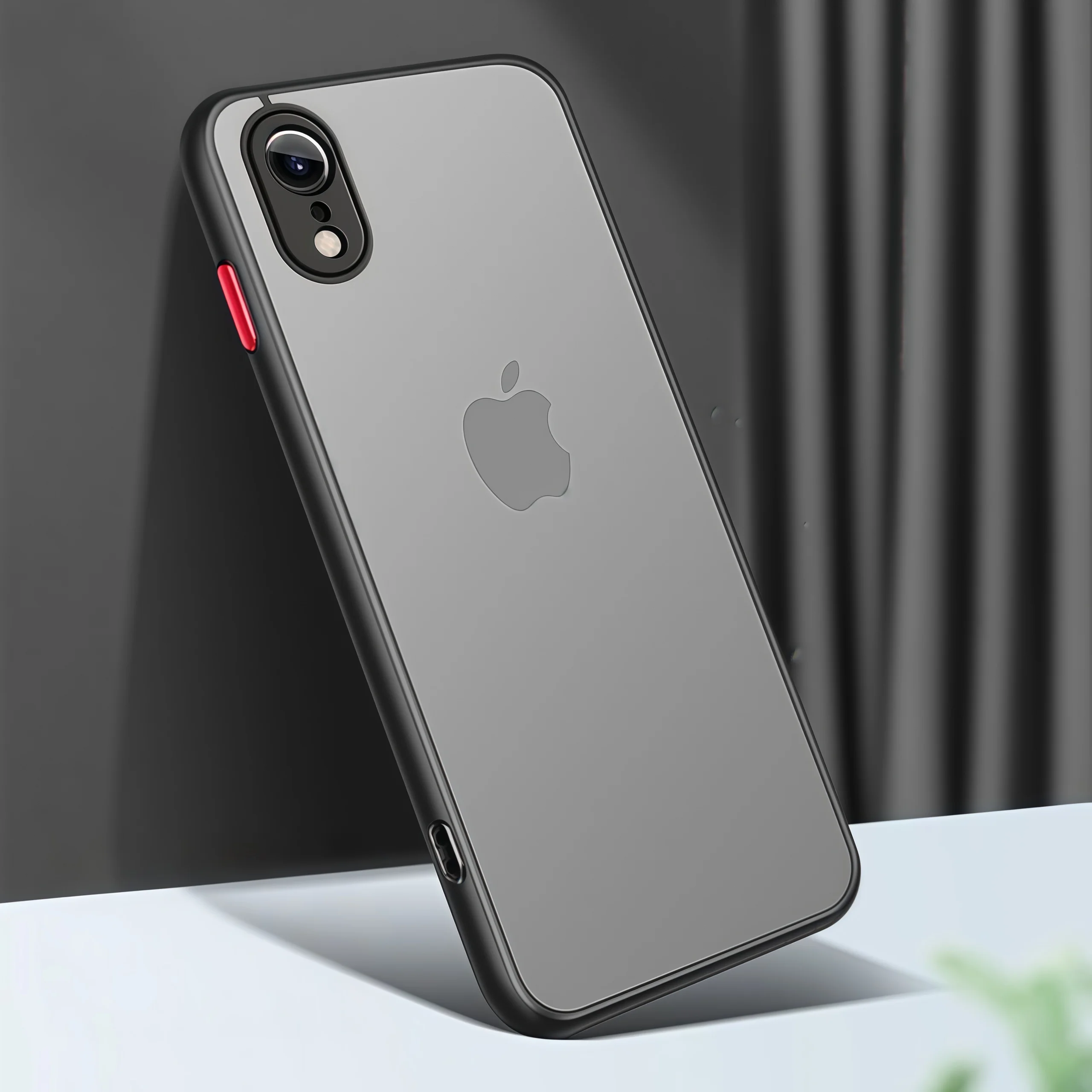 Translucent Matte Slim Shockproof Protective Phone Case - Fashionable Skin-Feel Design