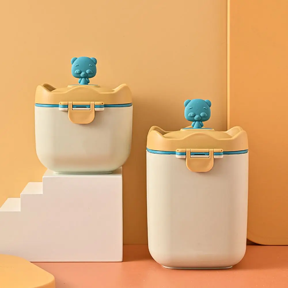 

Essential Cereals Milk Powder Spoon Food Storage Box Food Preservation Pot Baby Snacks Container Cartoon Milk Powder Box