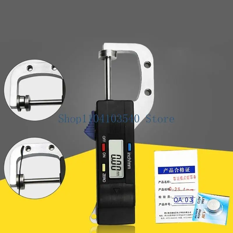 02DC 디지털 수평 두께 게이지 0.01mm 보석 진주 눈금자 원형 직경