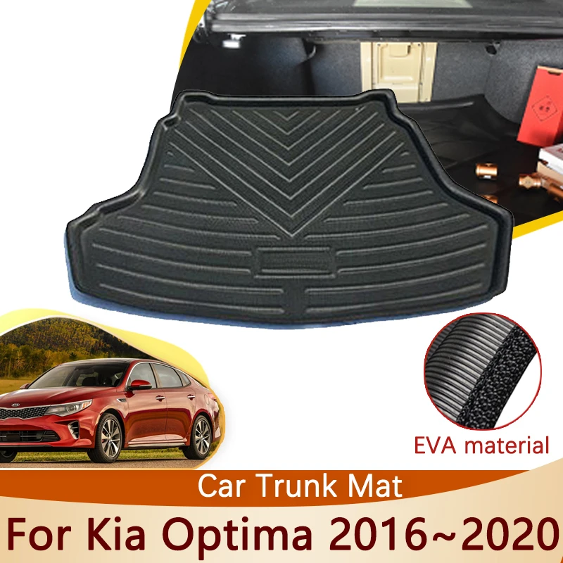 

Auto For Kia Optima K5 JF 2016 2017 2018 2019 2020 Accessories Car Rear Trunk Mat Waterproof Floor Tray Liner Cargo Boot Carpet