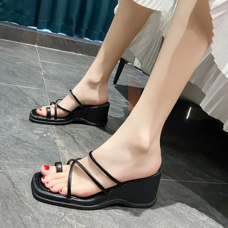 

Sandals Women's Summer New 2023 Beach Fashion Sexy Flat Casual Cross Tie Open Toe Fairy Shoes Roman Sandals